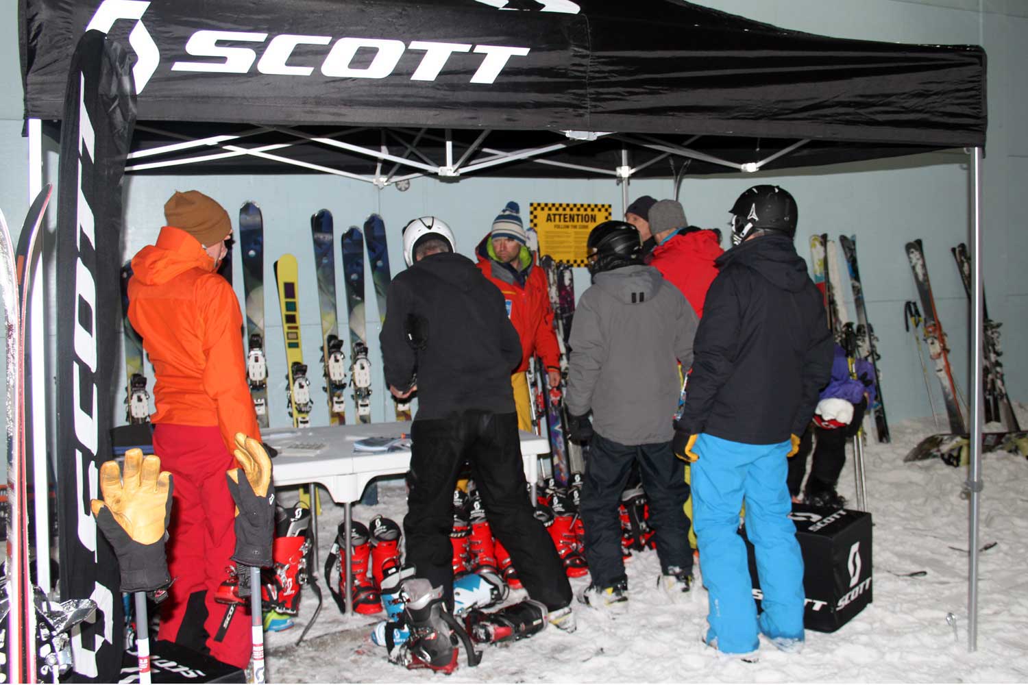 Tele Tracks at the Chill Factore Manchester 
                                 image of