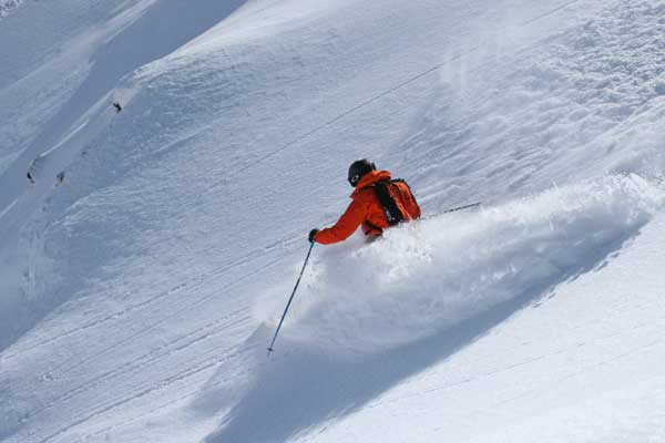 Skiing Val d'Isere's Grand Vallon sector image of.